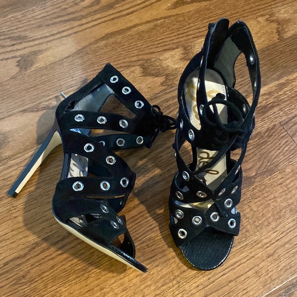 Sam Edelman heeled studded sandals /pumps - Picture 1 of 1